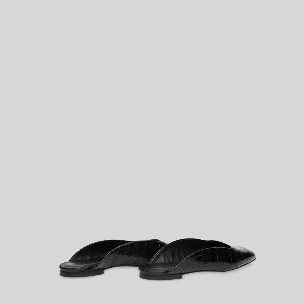 Whistles Women's Netley Croc-Embossed Leather Mule - Picture 10 of 10